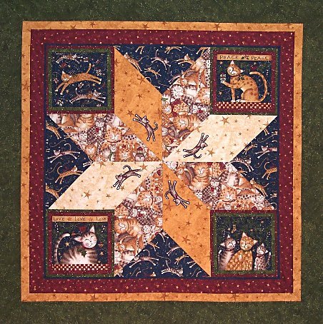 Quick LeMoyne Star - Christmas Kitties